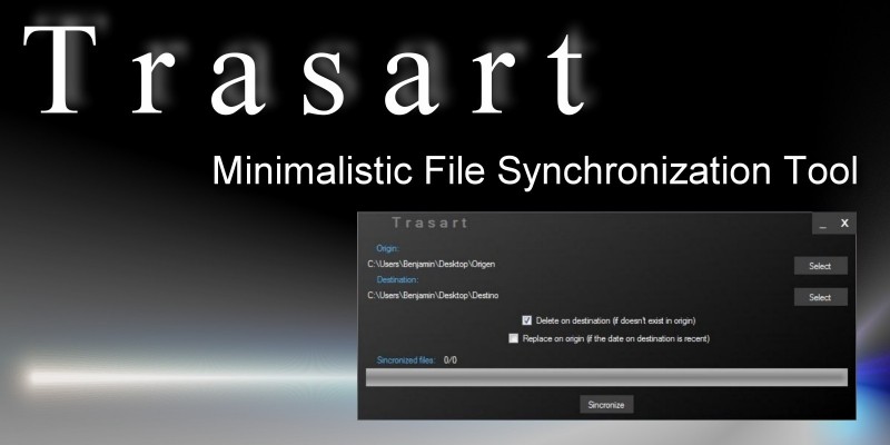 Trasart -  File Synchronization Tool .NET