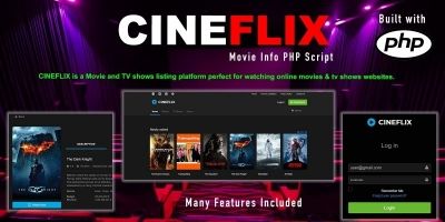 Cineflix - Movie Info PHP Script