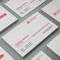 White Corporate Business Card