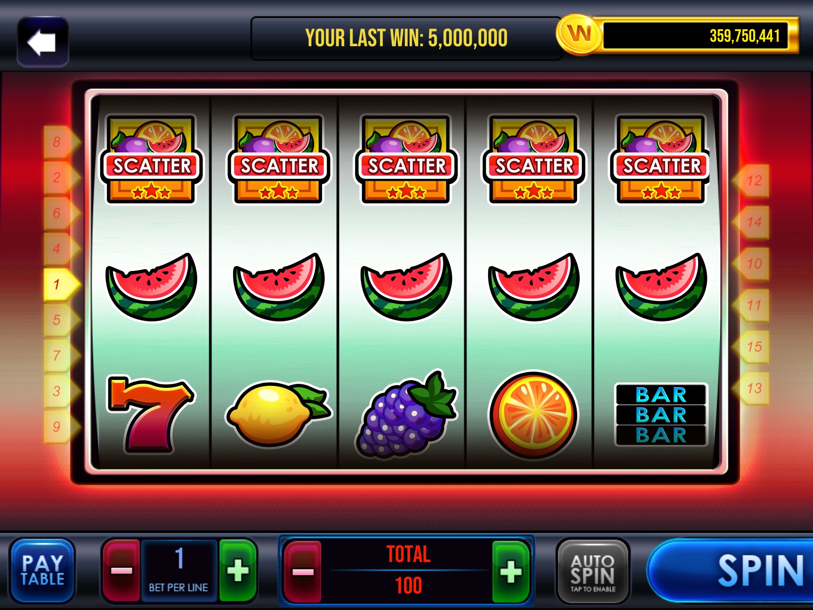 welcome fortune slot