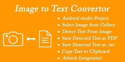 Image to Text - OCR Scanner Android App
