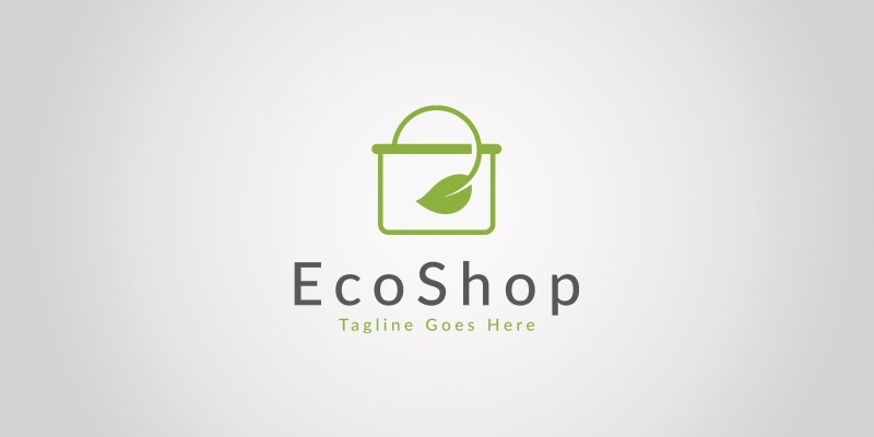 Eco Shop Logo Template