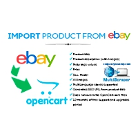 Import product From eBay - OpenCart Extension