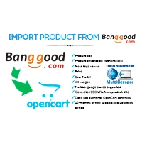 Import product from Banggood - OpenCart Extension