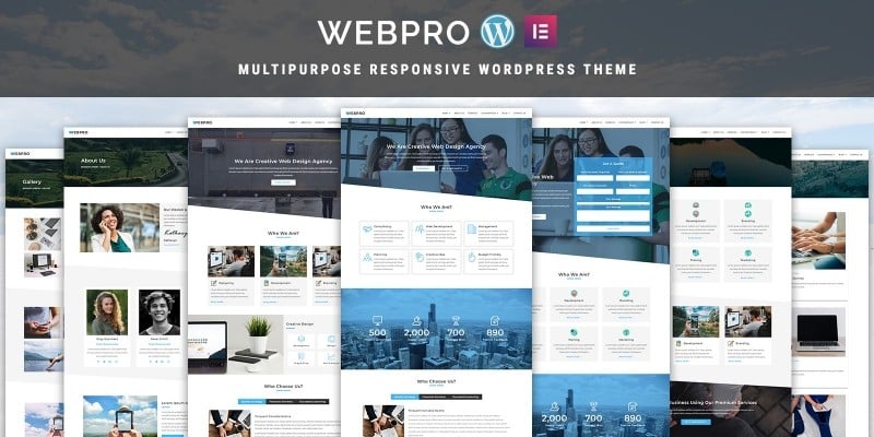 WebPro - Corporate WordPress Theme using Elementor