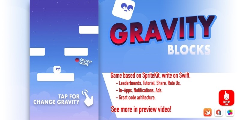 Gravity Blocks - iOS Source Code