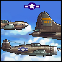 Aircraft Sprites Icons United States World War 2