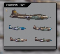 Aircraft Sprites Icons United States World War 2 Screenshot 1