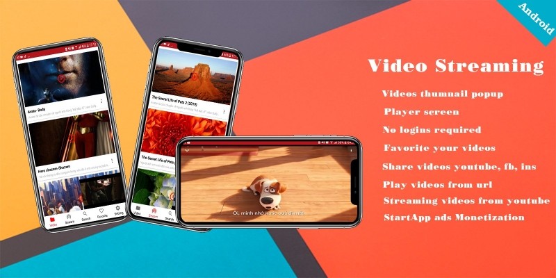 Videos and Stream - Android App Source Code