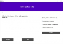 Quiz Application Java Screenshot 4