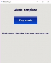 Java Audio Player Template Screenshot 2