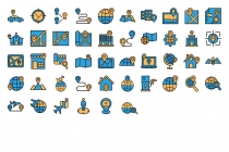400 Map and Navigation Isolated Vector Icons Screenshot 5