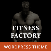FitnessFactory - WordPress Theme