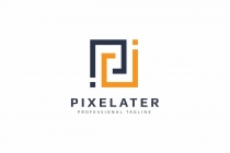 Pixelater P Letter Logo Screenshot 1