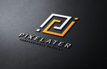 Pixelater P Letter Logo Screenshot 3