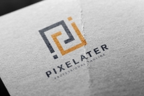 Pixelater P Letter Logo Screenshot 4
