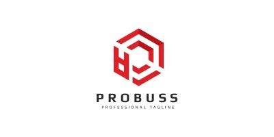 Probuss  P Letter Box Logo
