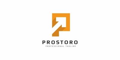 Prostoro P Letter Logo