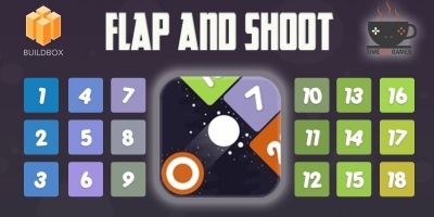 Flap and Shoot - Full Buildbox Game
