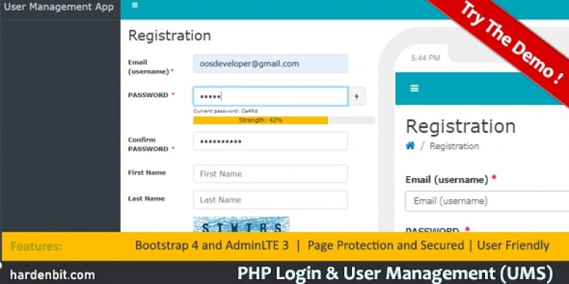 PHP Login And User Management