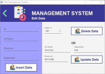 AM Data Management System Script Screenshot 5