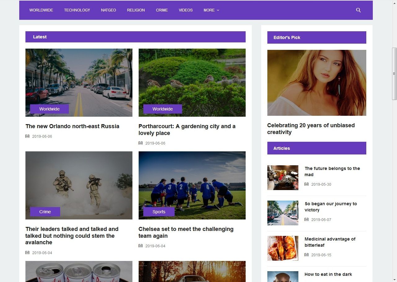 Newsfrain - PHP News Magazine And Blog Script by Fran6 | Codester