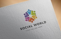 Social World Logo Screenshot 3