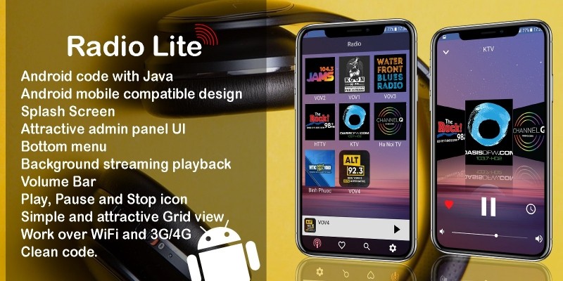 Radio App Lite Source Code