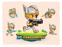 Eagle Warrior 2D Game Sprites Screenshot 1
