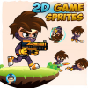 Ninja Boy 2D Game Sprites