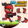 redgirl-ninja-2d-game-sprites