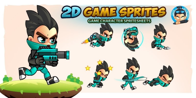 George 2D Game Sprites