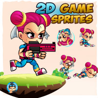 Kim 2D Game Charcter Sprites