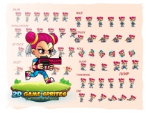 Kim 2D Game Charcter Sprites Screenshot 2