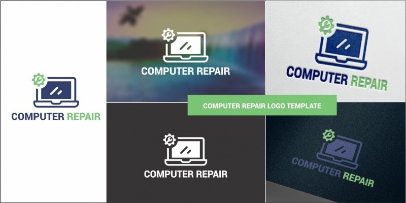 Computer Repair Logo 