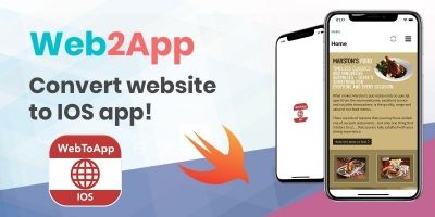 Web2App - iOS Mobile App In Swift Xcode