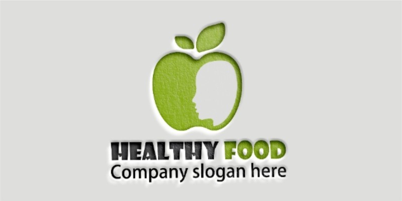 Healthy Food Logo Template