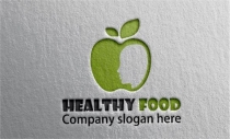 Healthy Food Logo Template Screenshot 2