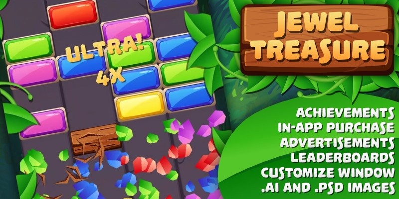 Jewel Treasure - Complete Unity Project