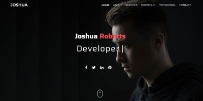 Joshua - One Page Portfolio HTML Template
