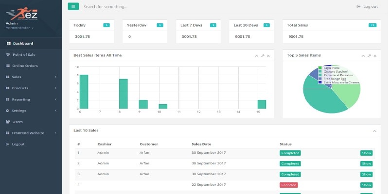 Easy POS And Restaurant Solution Script