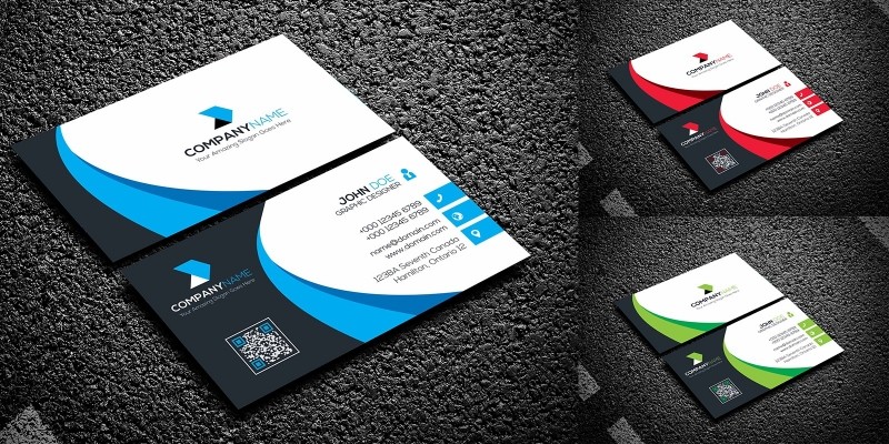 Flat Business Card