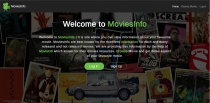 MoviesInfo Website Script Screenshot 1