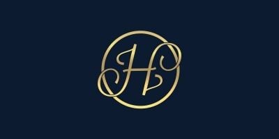 Letter H - luxury logo