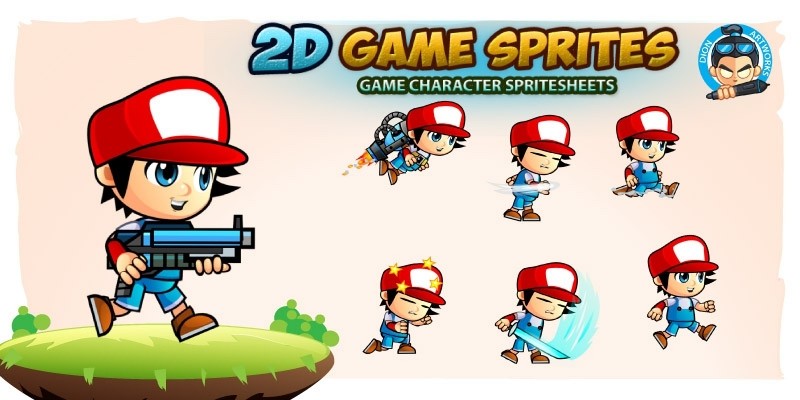 Boy George Character Sprites