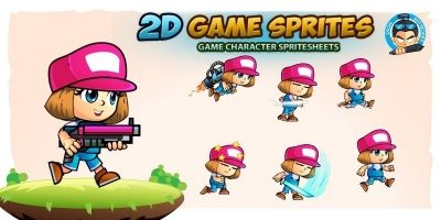 Georja 2D Game Character Sprites