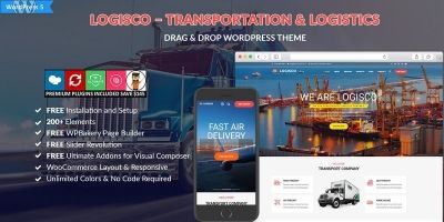 Logisco – Transportation WordPress Theme