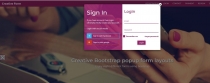 Creative - Bootstrap Responsive Popup Form Screenshot 2