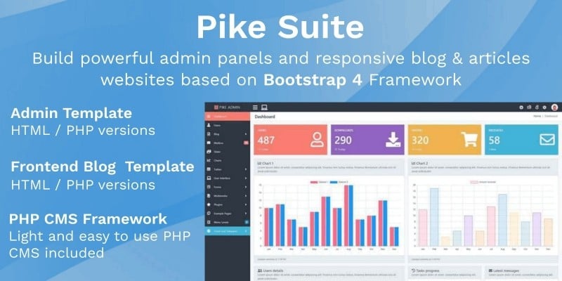 Pike Suite - Admin And Frontend CMS Framework