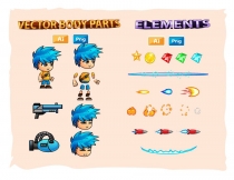 Jim 2D Game Character Sprites Screenshot 3